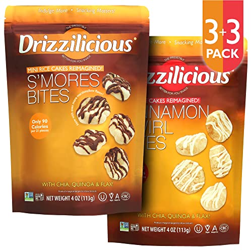 Drizzilicious Smores & Cinnamon Swirl Mix - 4oz - 6 Pack