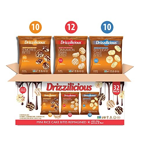 Drizzilicious Variety Pack .74oz 32 count | Smores, Cinnamon Sw...