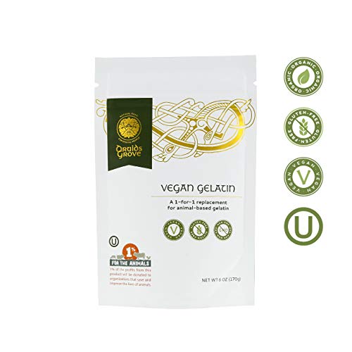Druids Grove Vegan Gelatin ☮ Vegan ⊘ Non-Gmo ❤ Gluten-Free ✡ Ou
