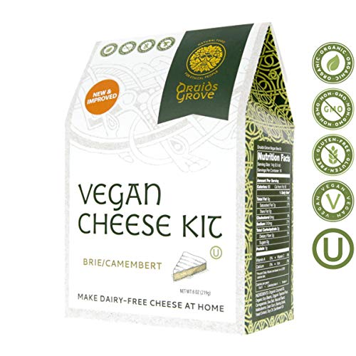 Druids Grove Vegan Brie Kit Nondairy Cheese ☮ Vegan ⊘ Non-Gmo