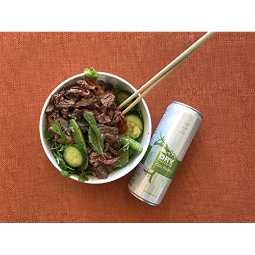 Dry Non-Alcoholic Cucumber Botanical Bubbly I 4 Clean Ingredient