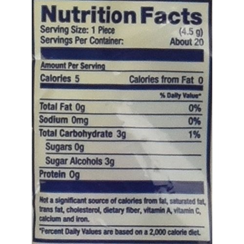 Dubble Bubble Sugar Free, 3.25-Ounce Bags Pack Of 12