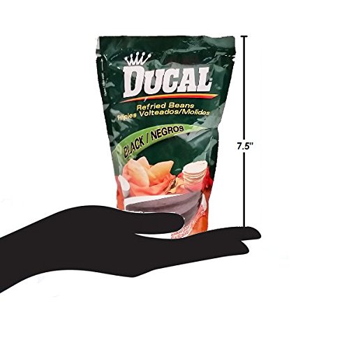 Ducal Refried Black Beans 14.1Oz / 400Grs Frijoles Negros Voltea