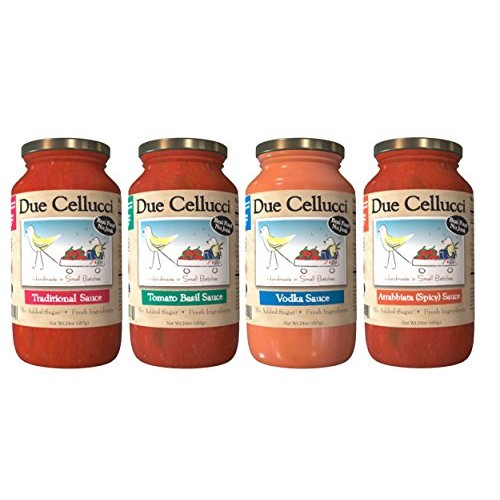 Due Cellucci Tomato Sauce | Variety Pack-Traditional,Tomato Basi
