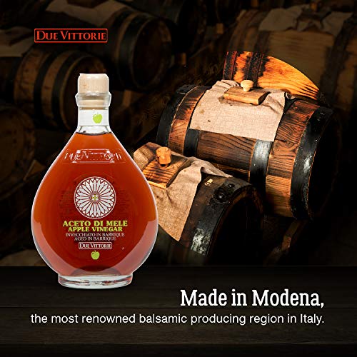Due Vittorie Apple Vinegar Imported From Italy, 16.9Fl Oz / 500Ml