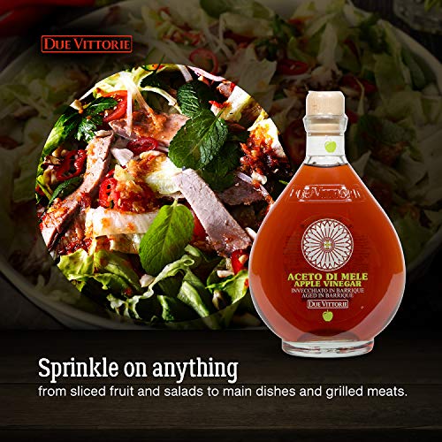 Due Vittorie Apple Vinegar Imported From Italy, 16.9Fl Oz / 500Ml