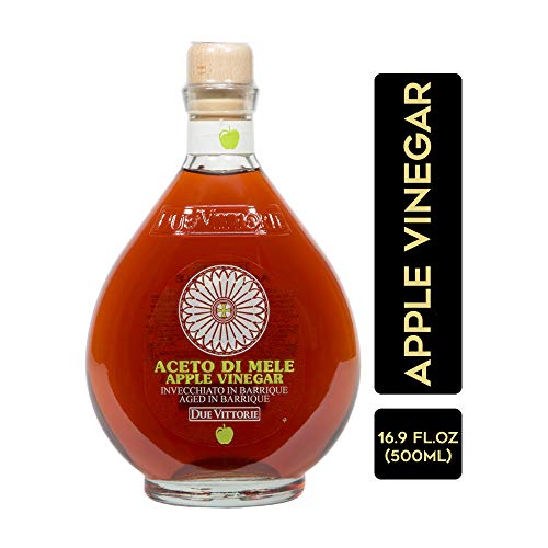 Due Vittorie Apple Vinegar Imported From Italy, 16.9Fl Oz / 500Ml