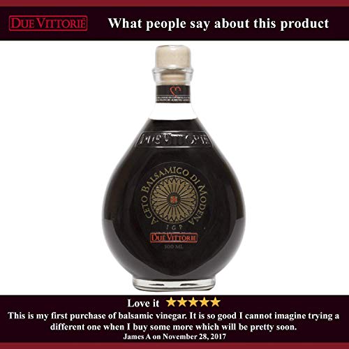 Due Vittorie Oro Gold Balsamic Vinegar Imported From Italy With