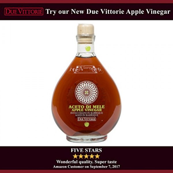 Due Vittorie Oro Gold Balsamic Vinegar with Pourer, 8.45fl oz / ...