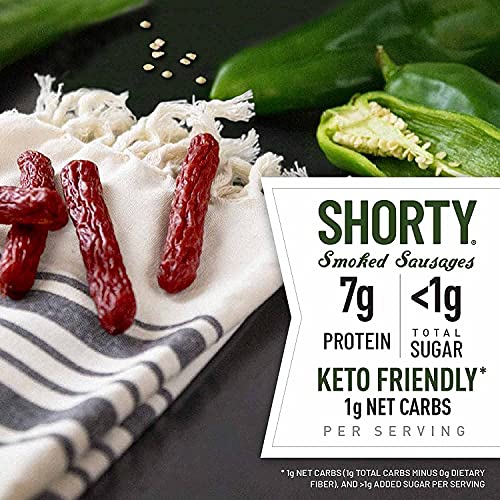 Duke Shorty Smoked Sausage Hatch Green Chile, 5 Oz, 1 Count SNA...