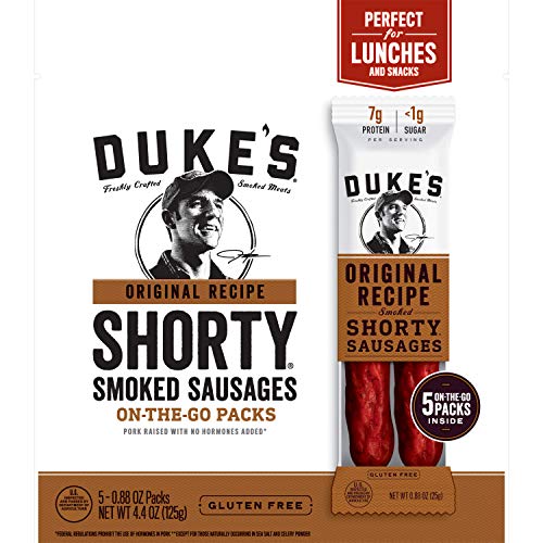 Dukes Original Recipe Smoked Shorty Sausages, Keto Friendly, On