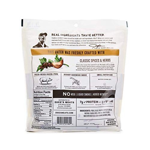 Dukes Original Shorty Smoked Sausages 5 Ounce 2 Bags Gluten Free