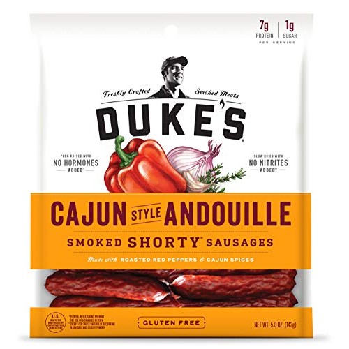 Dukes Cajun Andouille Pork Sausages, 5 Ounce