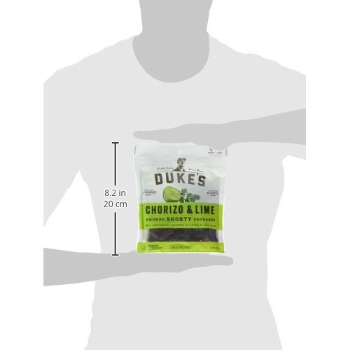 Dukes Chorizo &Amp; Lime Pork Sausages, 5 Ounce