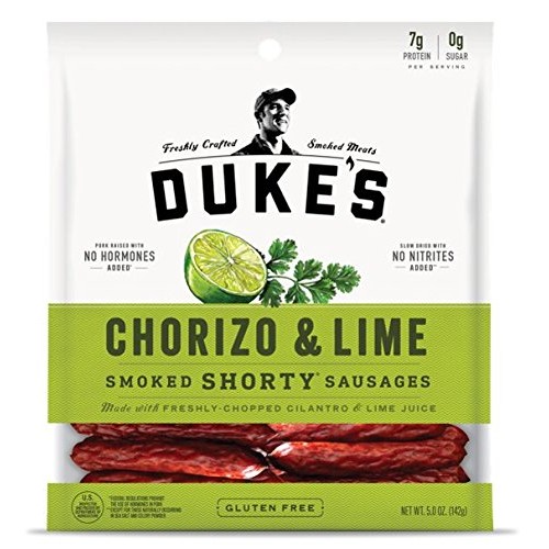Dukes Chorizo &Amp; Lime Pork Sausages, 5 Ounce