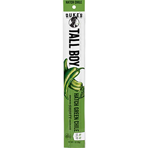 Dukes Hatch Green Chile Tall Boy Smoked Shorty Sausage, Keto Fr...