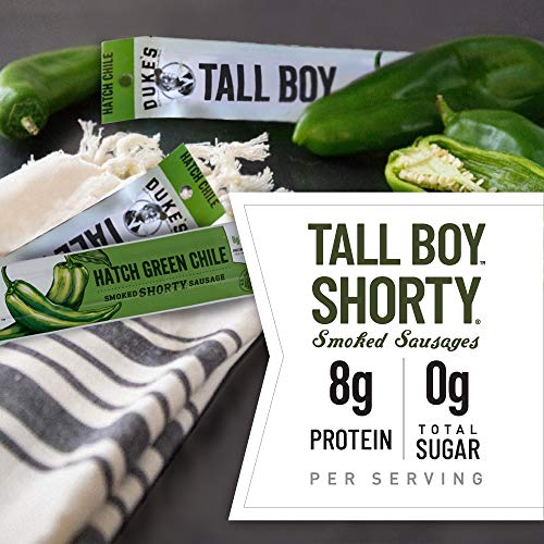 Dukes Hatch Green Chile Tall Boy Smoked Shorty Sausage, Keto Fr...