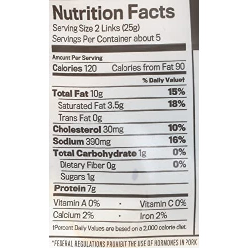 DUKES Hot & Spicy Smoked `Shorty` Sausages, 4 OZ