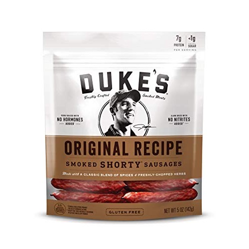 Dukes Original Recipe Smoked Shorty Sausages, 5 Ounce, Pack Of 8