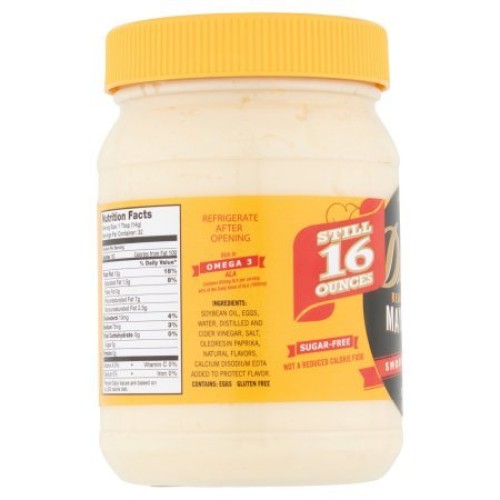Dukes Real Mayonnaise Smooth &Amp; Creamy 2-16 Fl Oz Jars