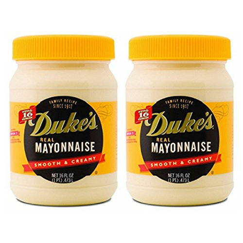 Dukes Real Mayonnaise Smooth &Amp; Creamy 2-16 Fl Oz Jars