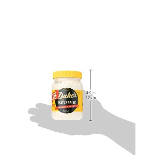The Cf Sauer Company Dukes Real Mayonnaise, Smooth &Amp; Creamy, 16 Oz The Cf Sauer Company Dukes Real Mayonnaise, Smooth &Amp; Creamy, 16 Oz