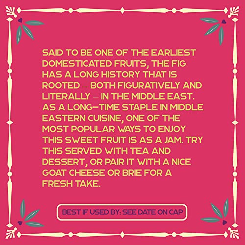 Dukkan All-Natural Fig Jam Spread 12 Oz | Homemade &Amp; Sustainab