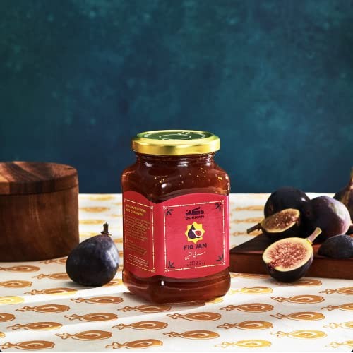 Dukkan All-Natural Fig Jam Spread 12 Oz | Homemade &Amp; Sustainab