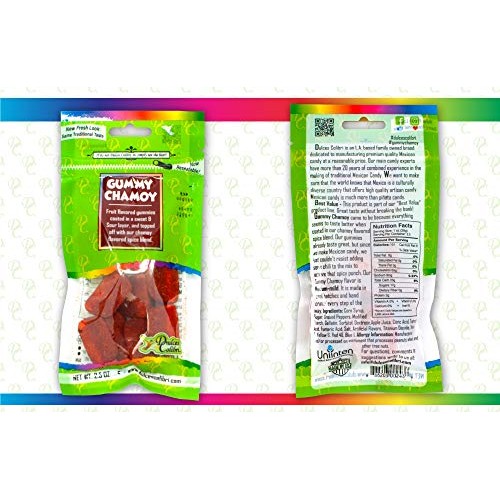 Gummy Watermelon Slices Coated In Our Signature Chamoy Flavored