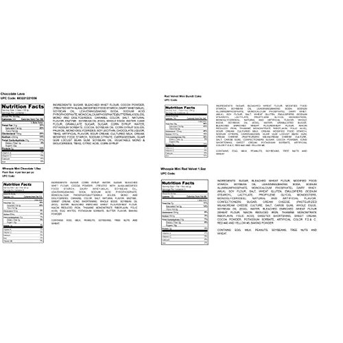 Chocolate Mini Bundt And Red Velvet Whoopie Pie With Butter Crea