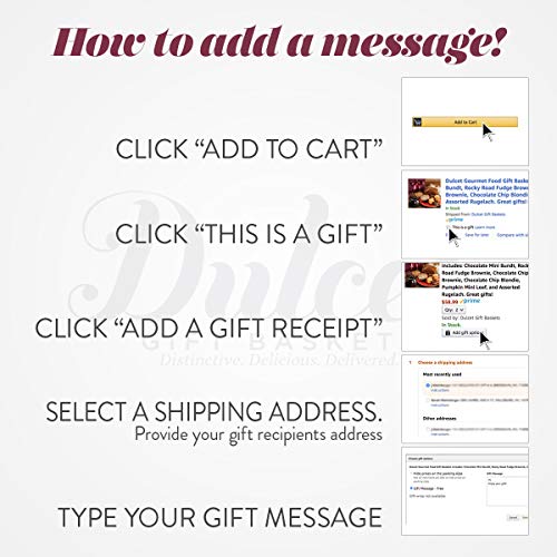 Dulcet Gift Baskets Fudge Brownie Gourmet Tin – Delicious, Fresh