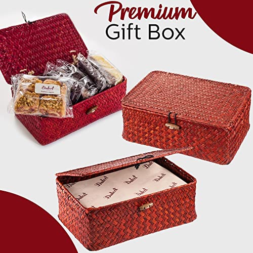 Dulcet Gift Baskets Wicker Gift Box featuring Dulcet’s Delights ...