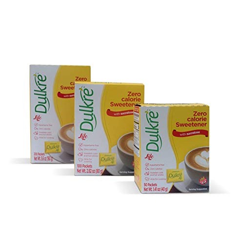 Dulkre Life Calorie Free Sugar Substitute Sucralose Sweetener, 1