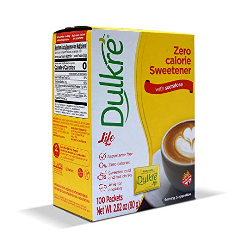 Dulkre Life Calorie Free Sugar Substitute Sucralose Sweetener, 1