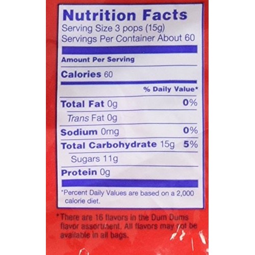 Dum Dum Pops 180 Ct Bag - Assorted Flavors