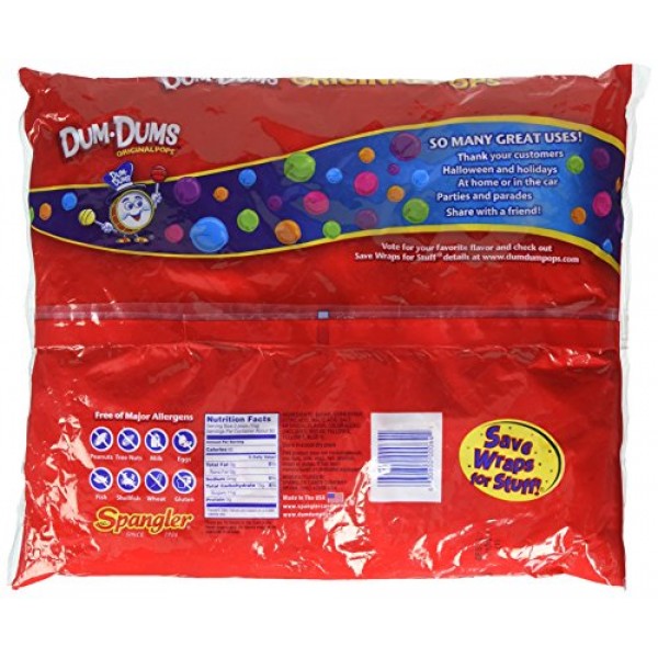 Dum Dum Pops 180 Ct Bag - Assorted Flavors