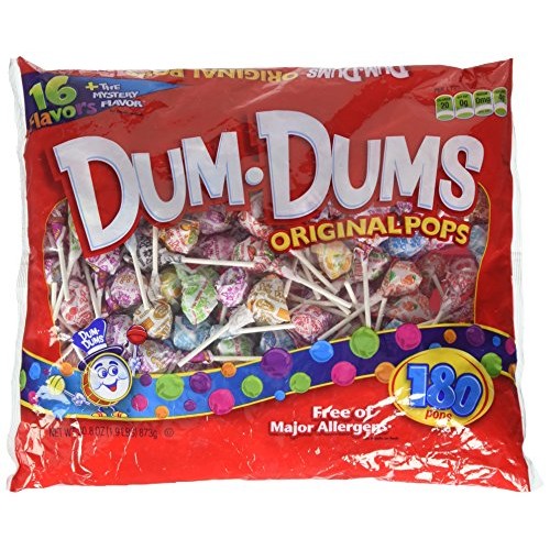 Dum Dum Pops 180 Ct Bag - Assorted Flavors