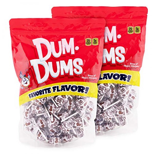 Dum Dums Root Beer 2-1 Lb Bags