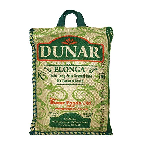 Dunar Elonga Basmati Rice, Premium, 10 Lb