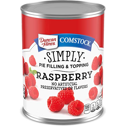 Comstock Simply Pie Filling &Amp; Topping, Raspberry, 21 Ounce Pack
