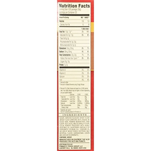 Duncan Hines Chewy Fudge Brownies 18.3Oz Family Size - 2 Boxes