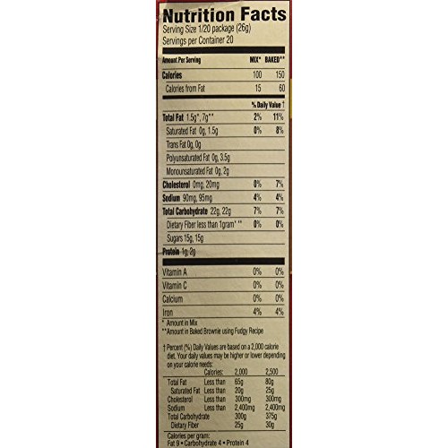 Duncan Hines Chewy Fudge Brownies 18.3Oz Family Size - 2 Boxes