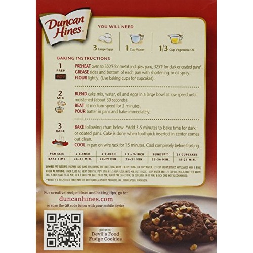 Duncan Hines Classic Devils Food Cake Mix 2 Pack