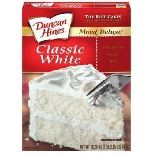 Duncan Hines, Classic White Cake Mix, 16.50Oz Box Pack Of 2