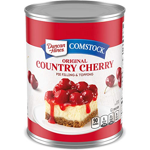 Duncan Hines Comstock Original Pie Filling, Cherry, 21 Ounce Pa