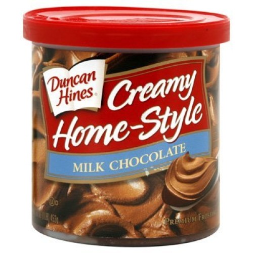 Duncan Hines, Creamy Home-Style Milk Chocolate Frosting 16oz Tub...