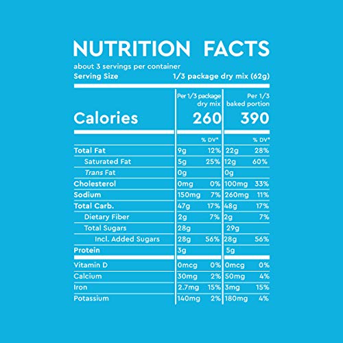 Duncan Hines Easy Cake Kit Chocolate Chip Cookie Cake Mix, 6.6 Oz