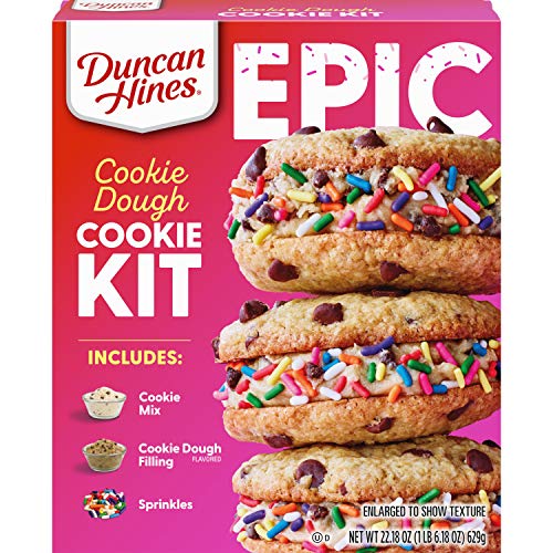Duncan Hines Epic Kit, Cookie Dough Cookie Mix Kit, 22.19 Oz.