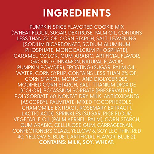 Duncan Hines Epic Pumpkin Spice Flavored Cookie Baking Kit, 20.1...