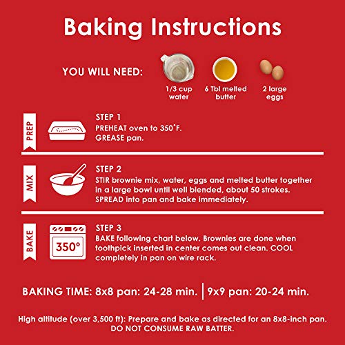 Duncan Hines Keto Friendly Chewy Fudge Brownie Mix, Gluten Free,